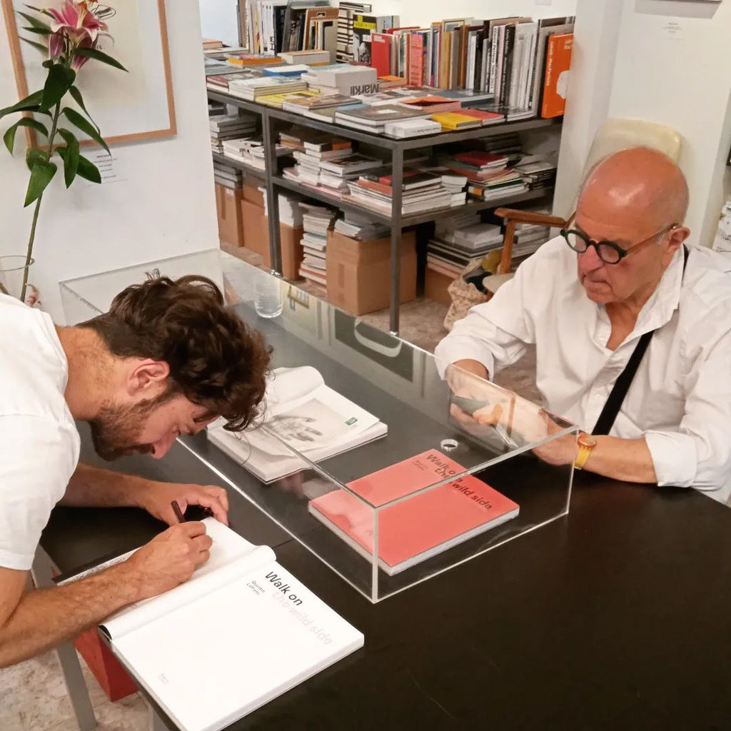 Quentin Lefranc signs his first monograph with Yvon Lambert!